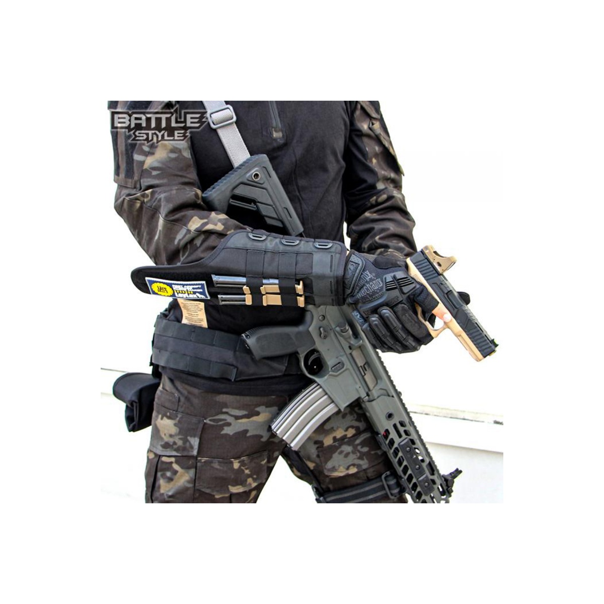 Laylax Battle Style Gauntlet (Black) | Airsoft Megastore